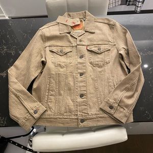 Mens levis brown/tan denim jacket
